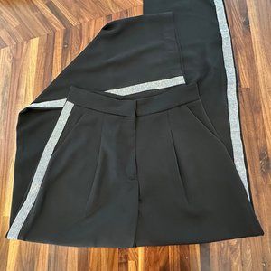 NWOT Forever21 Sequin Tuxedo Pants | Size XS